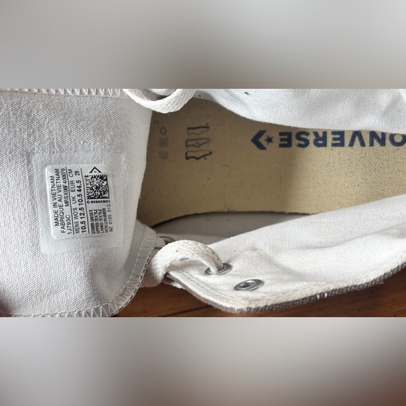 Converse All Star Chuck Taylor Hi-Top Charcoal Unisex Men’s 8.5 Women’s 10.5 - Picture 6 of 9